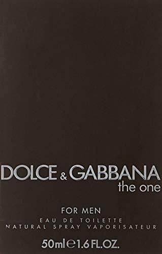 D&G The One for Men - Sophisticated Men's Eau De Toilette 50ml Oriental Scent with Natural Ingredients