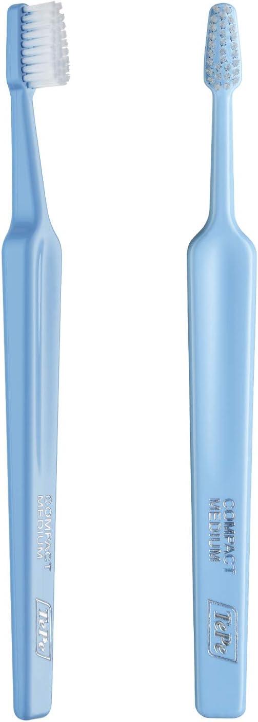 TePe Select Compact Medium User Friendly Small Brush Head Toothbrush - Scent Shave And All