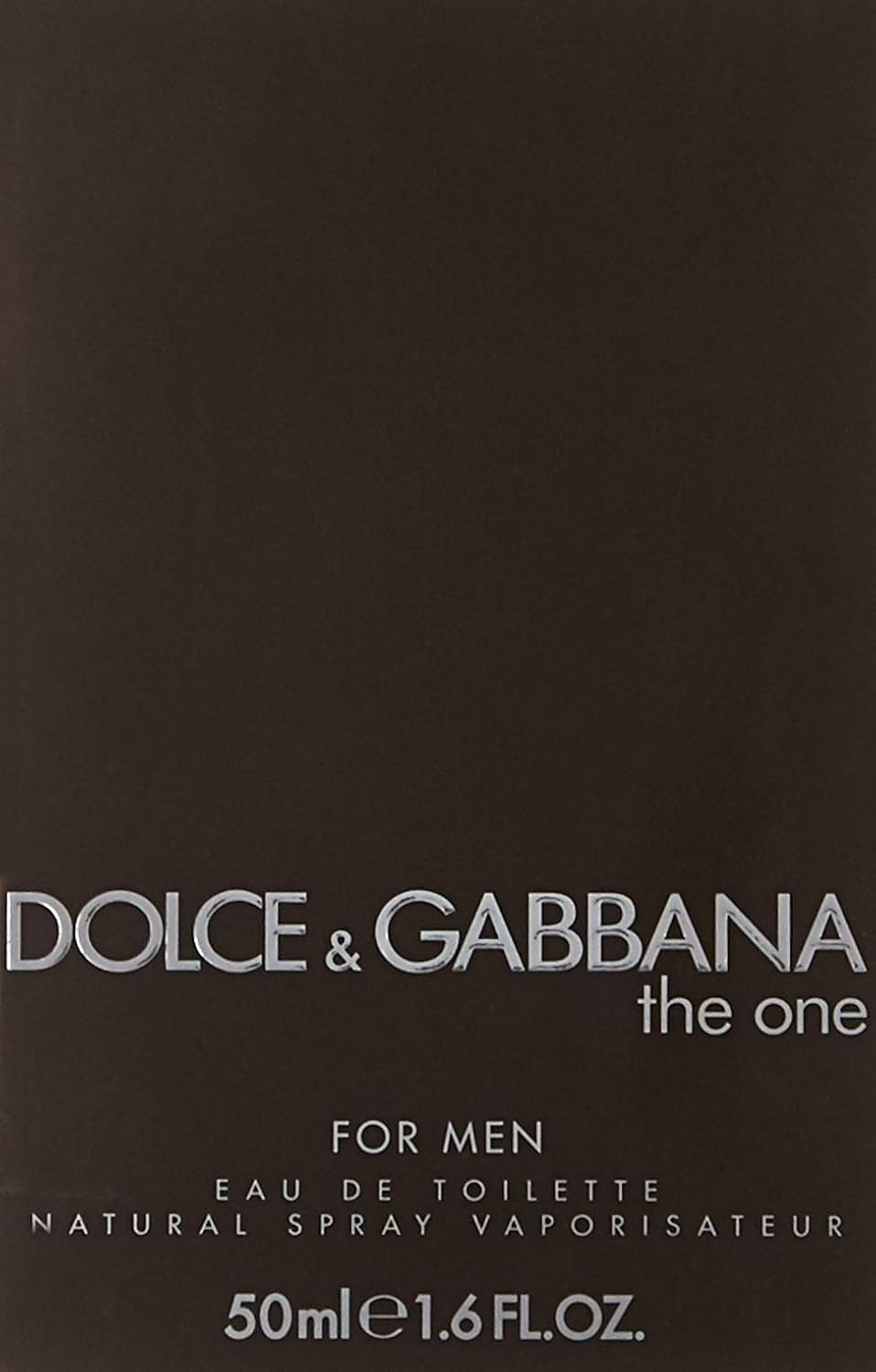 D&G The One for Men - Sophisticated Men's Eau De Toilette 50ml Oriental Scent with Natural Ingredients