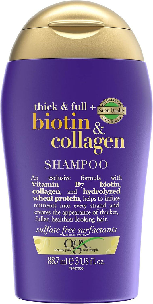 OGX Thick & Full + Biotin & Collagen Shampoo 90ml - Scent Shave And All