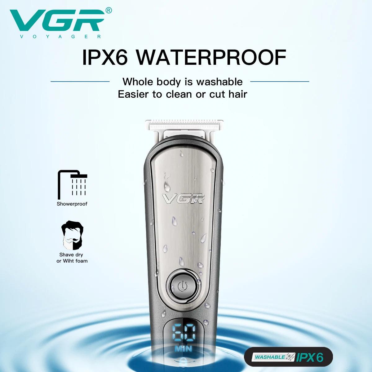 VGR V-105 All In One Adjustable Hair Beard Trimmer Body Groomer Kit - Scent Shave And All