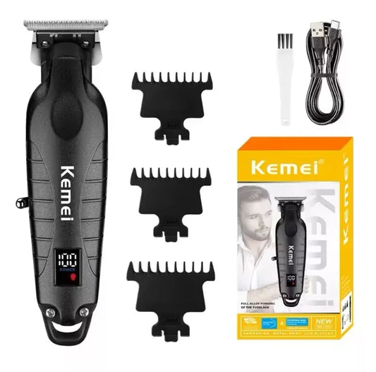 Kemei KM-2299 Cordless Hair Trimmer Electric Clipper with Zero Gap