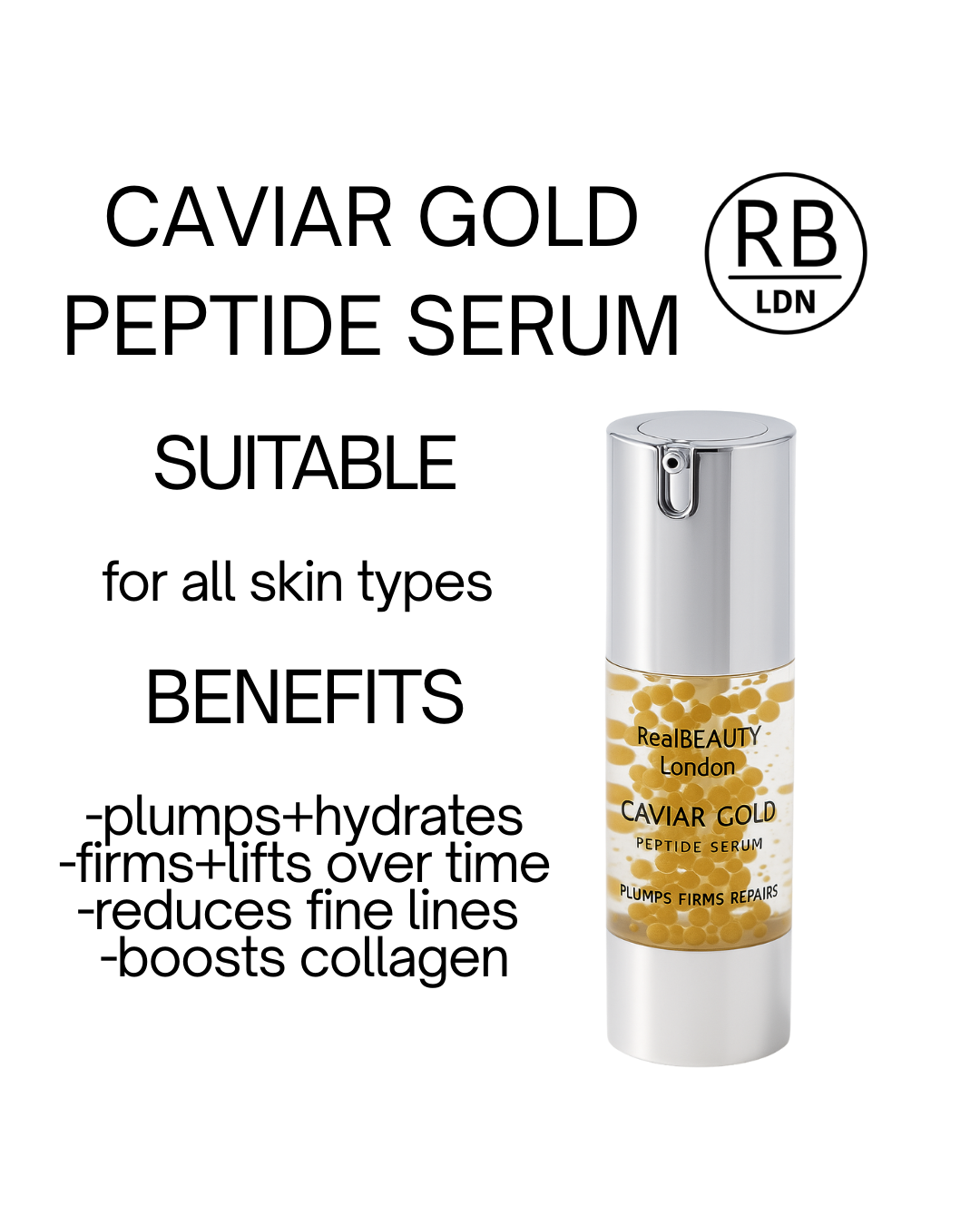 Caviar Gold Peptide Face Serum