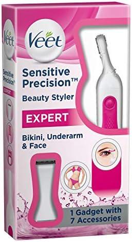 Veet SENSITIVE PRECISION BEAUTY STYLER Trimmer White - Scent Shave And All