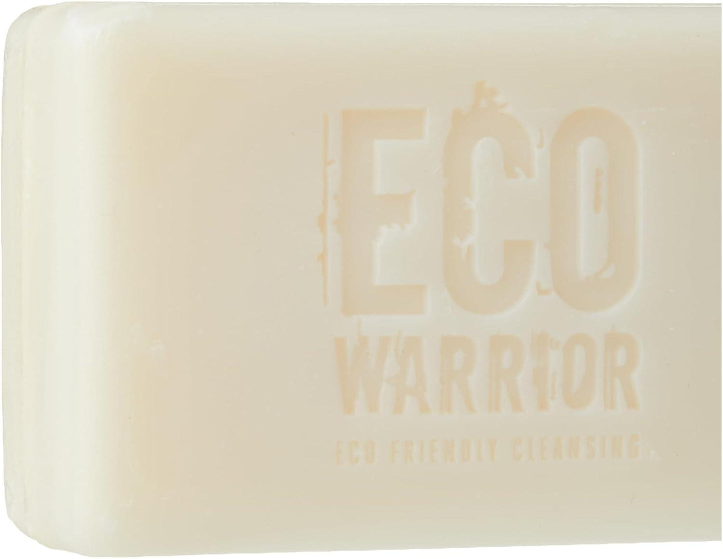 Eco Warrior Shaving Soap Vegan Cruelty Free Moisturising Coconut Oil & Shea Butter Fragranced with Bergamot & Lime 100g - Scent Shave And All