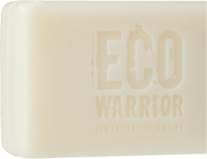 Eco Warrior Shaving Soap Vegan Cruelty Free Moisturising Coconut Oil & Shea Butter Fragranced with Bergamot & Lime 100g - Scent Shave And All