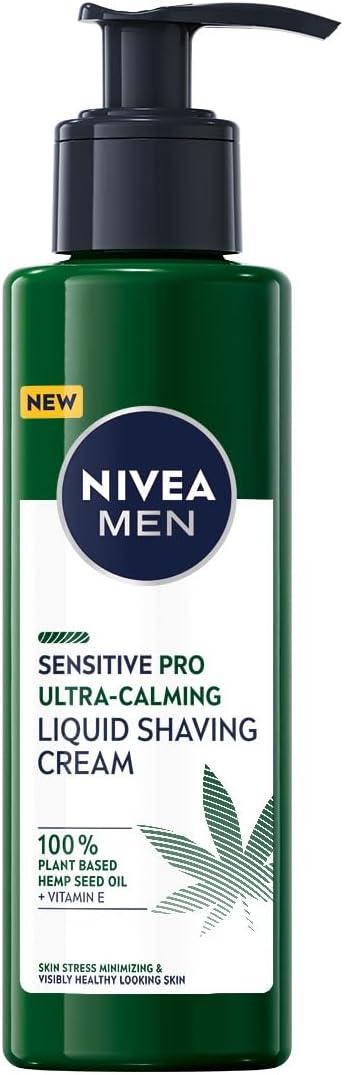 NIVEA MEN Sensitive Pro Ultra Calming Liquid Shaving Cream 200ml - Scent Shave And All