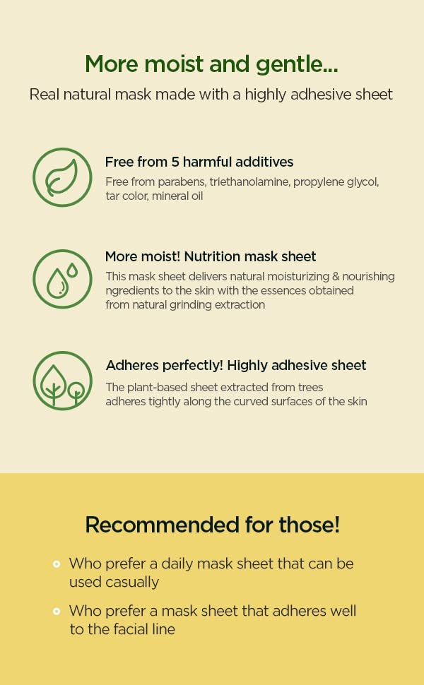 THE FACE SHOP Real Nature Face Mask Shea Butter Extract