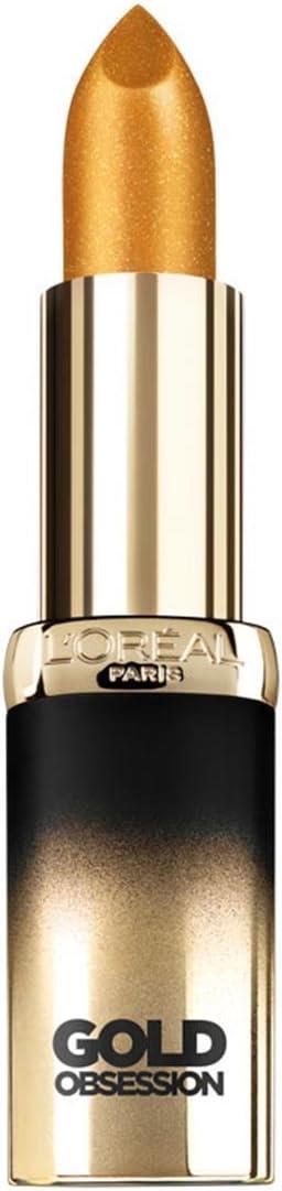 L'Oréal Riche Gold Obsession Lipstick Pure Gold 5ml - Scent Shave And All