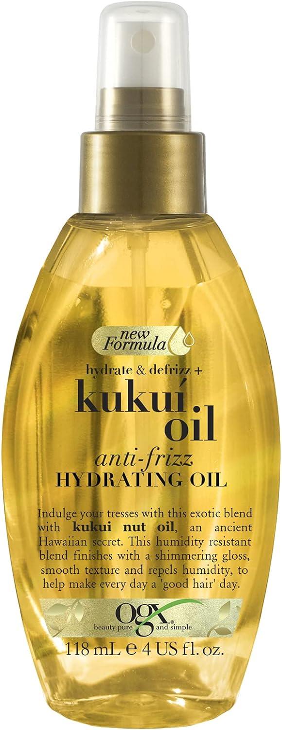 Ogx Kukui Oil Anti-Frizz Hydrating Hair Oil for Frizzy Hair 118ml - Scent Shave And All