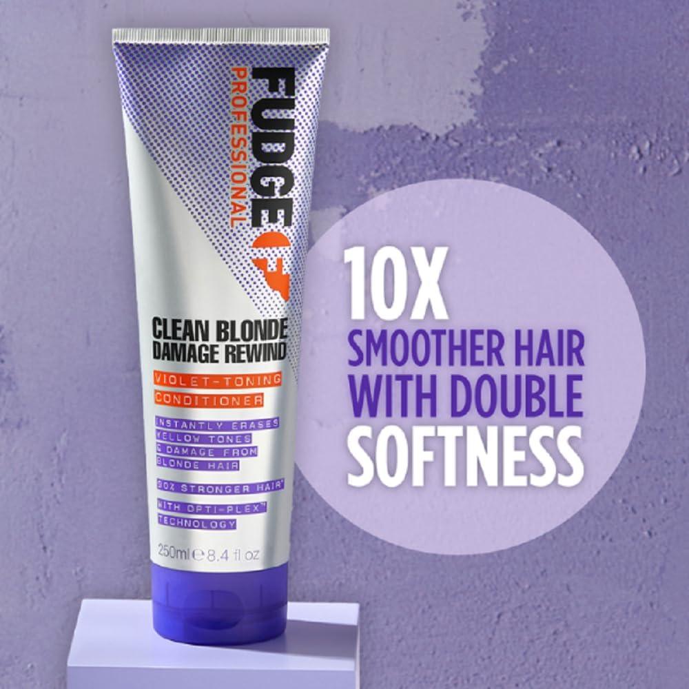 Fudge Professional Clean Blonde Damage Rewind Conditioner 250ml - Scent Shave And All