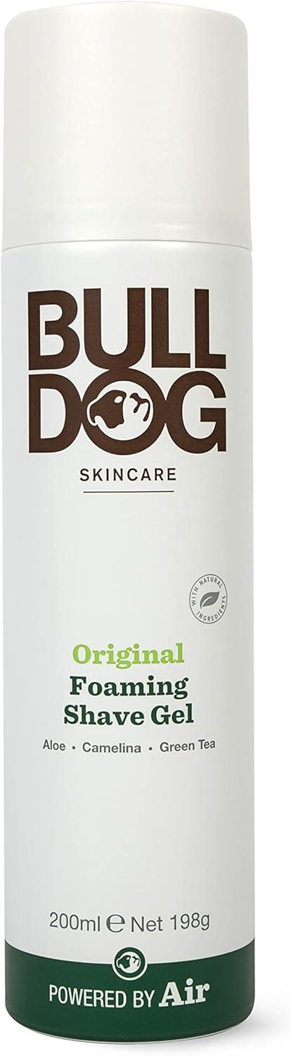 BULLDOG Shave for Men Original Foaming Shave Gel Smooth and Soft 200ml - Scent Shave And All