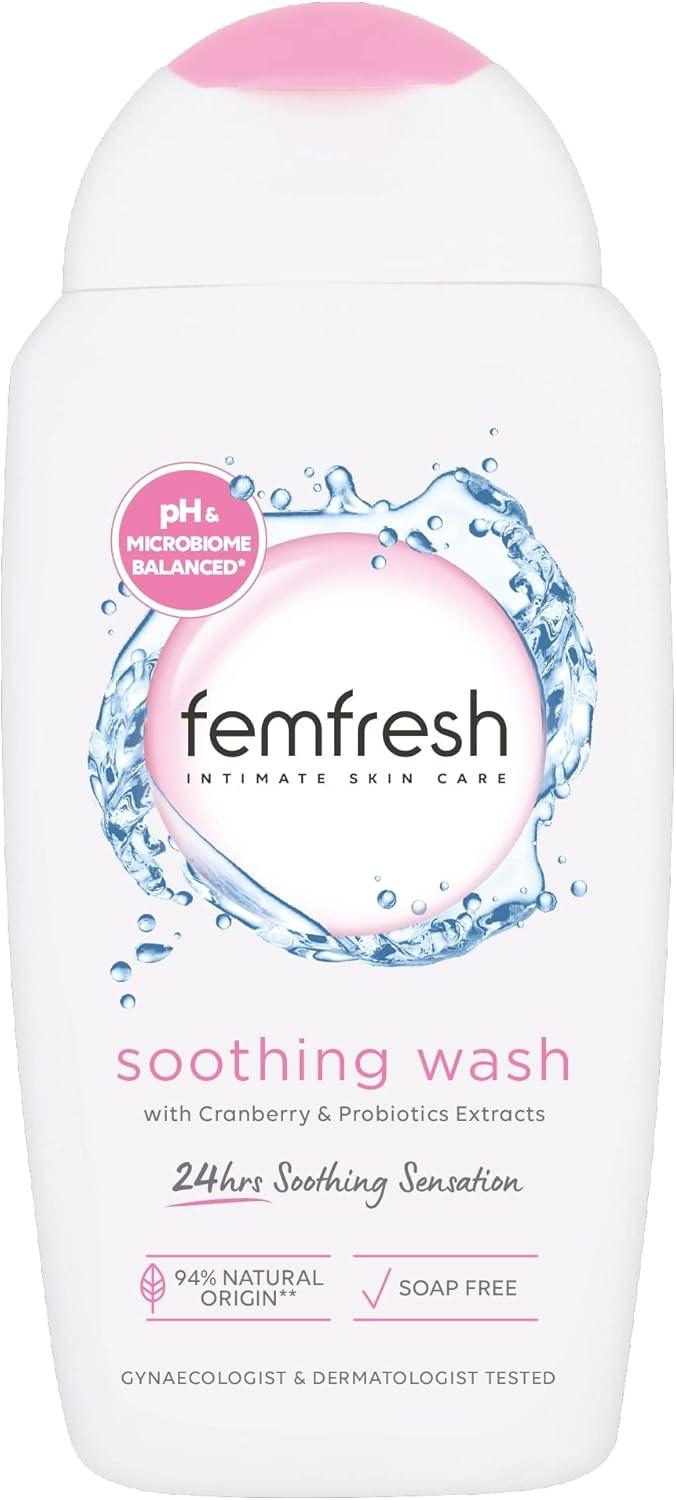 Femfresh Ultimate Care Soothing Wash Intimate Daily Vaginal Feminine Hygiene Shower Gel Cleanser 250ml - Scent Shave And All