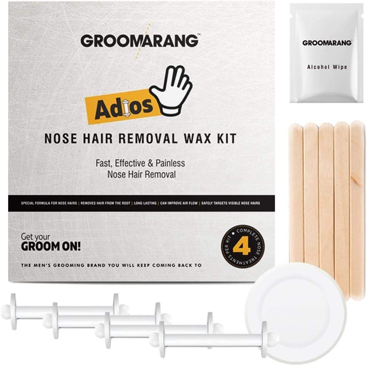 Nose Waxing Kit Groomarang ‘Adios’ Nose Hair Waxing Kit - Scent Shave And All