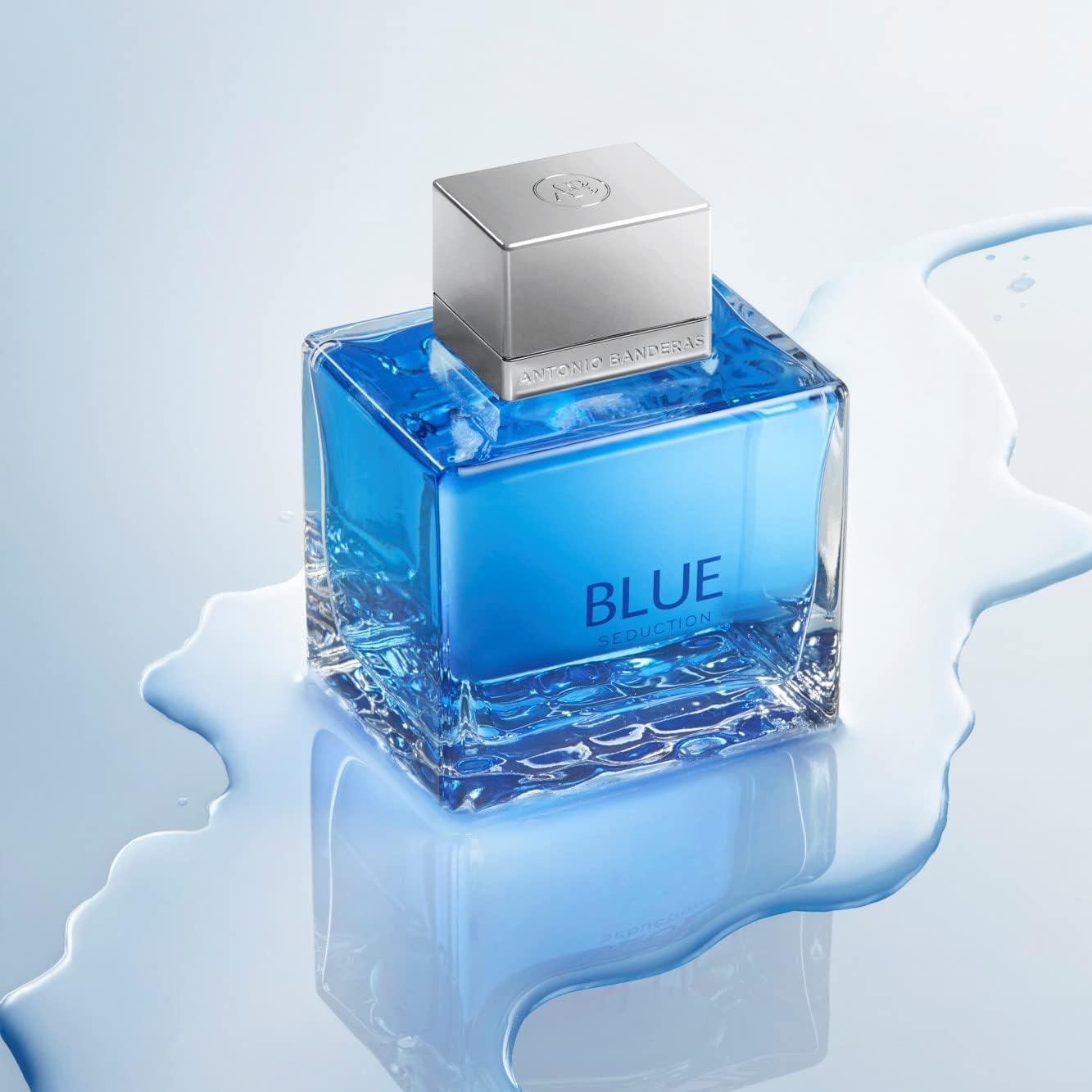 Antonio Banderas Perfumes Blue Seduction Eau De Toilette Long Lasting 200ml - Scent Shave And All