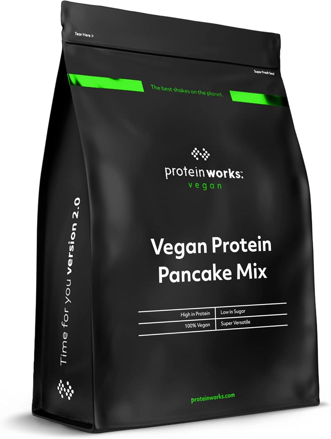 Protein Works Vegan High Protein Pancake Mix Low Sugar High Protein 500g - Scent Shave And All