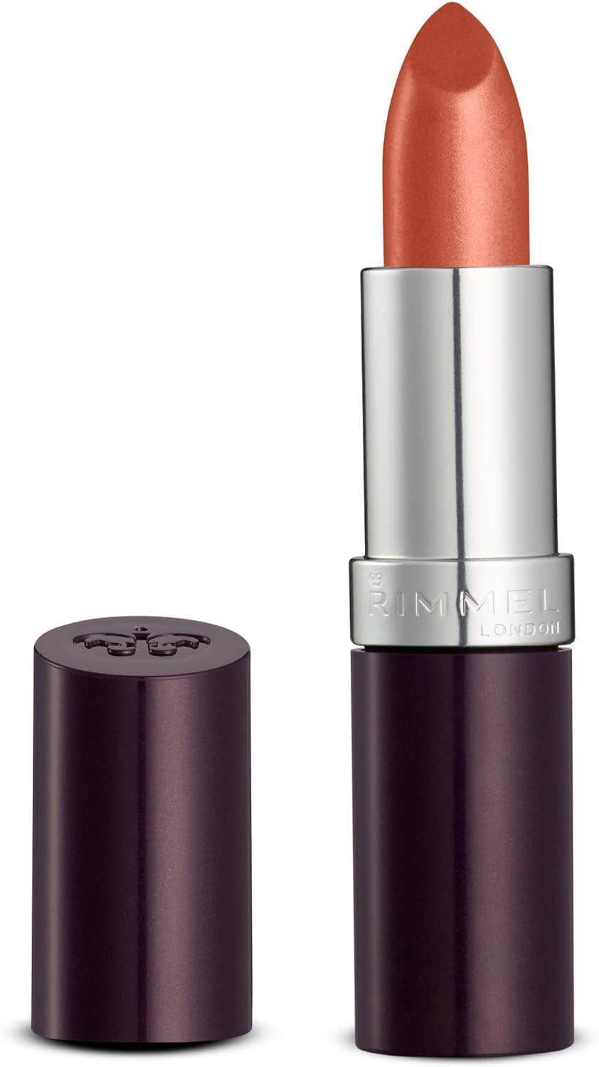 Rimmel London Lasting Finish Long-lasting Lipstick 210 Coral in Gold 4g - Scent Shave And All