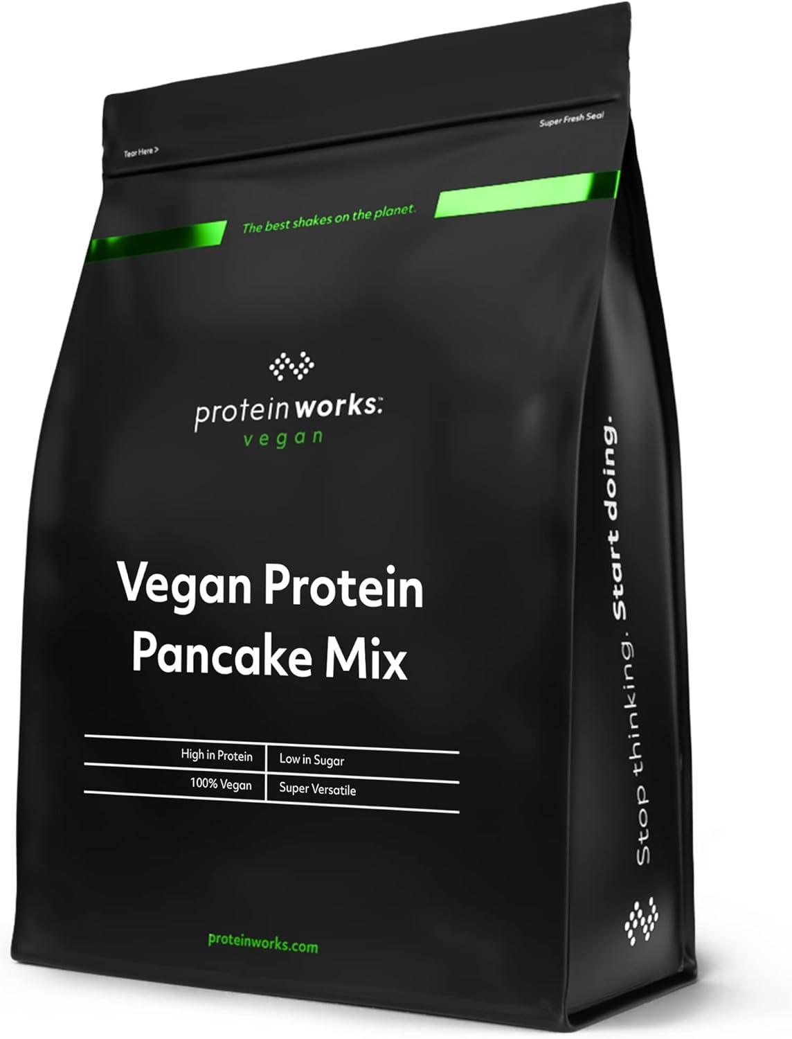 Protein Works Vegan High Protein Pancake Mix Low Sugar High Protein 500g - Scent Shave And All