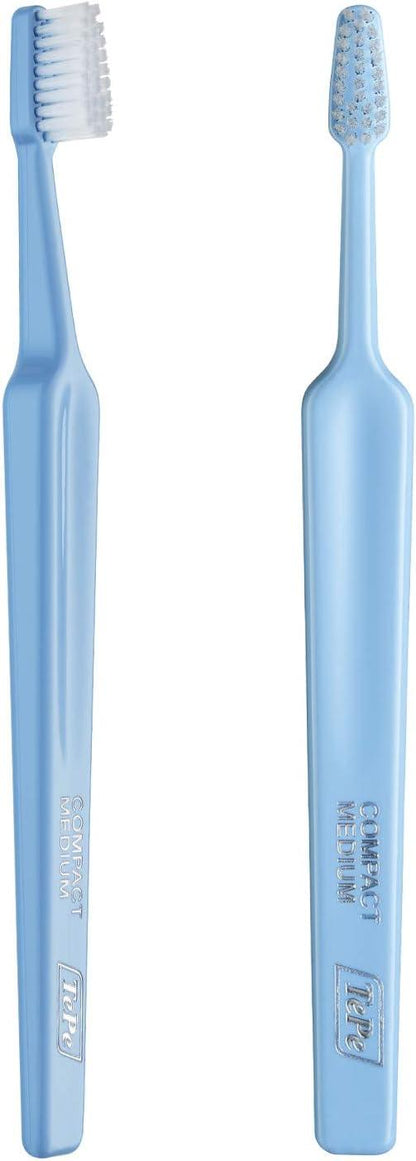 TePe Select Compact Medium User Friendly Small Brush Head Toothbrush - Scent Shave And All