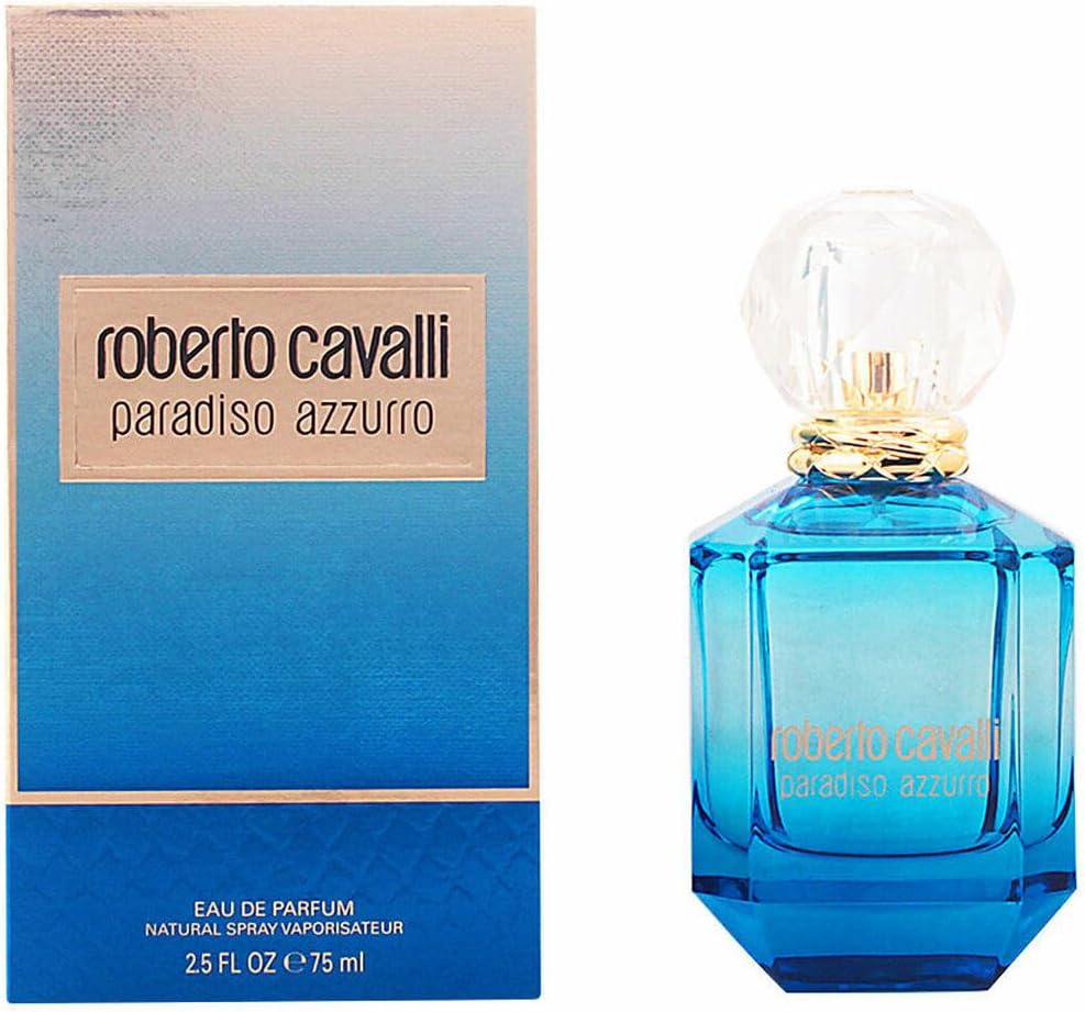 Roberto Cavalli Paradiso Azzurro 75ml Eau De Parfum EDP Perfume Spray for Her