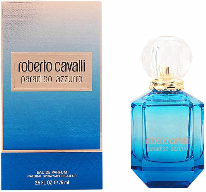 Roberto Cavalli Paradiso Azzurro 75ml Eau De Parfum EDP Perfume Spray for Her