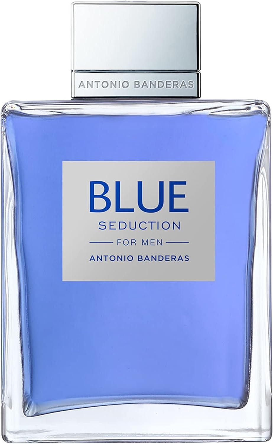 Antonio Banderas Perfumes Blue Seduction Eau De Toilette Long Lasting 200ml - Scent Shave And All