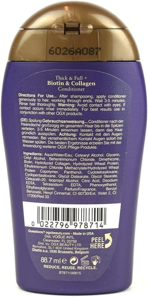 OGX Thick & Full + Biotin & Collagen Conditioner 88.7 ml - Scent Shave And All