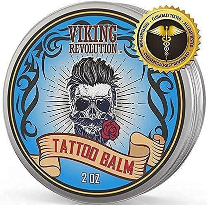 Viking Revolution Tattoo Aftercare Balm 58g for Pre and Post Tattoo Care - Scent Shave And All