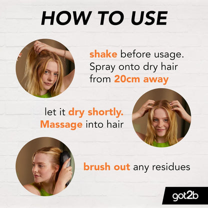 Schwarzkopf got2b Fresh It Up No Rinse Dry Shampoo Spray to Refresh Hair in Between Washes Extra Texture 200ml - Scent Shave And All