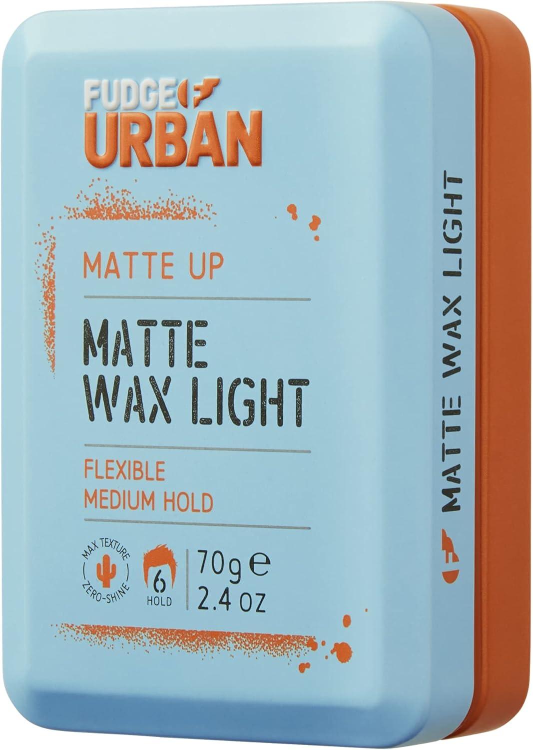 Fudge Urban Matte Wax Light Flexible Hold All Day Styling 70g - Scent Shave And All