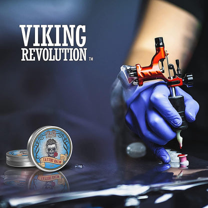Viking Revolution Tattoo Aftercare Balm 58g for Pre and Post Tattoo Care - Scent Shave And All