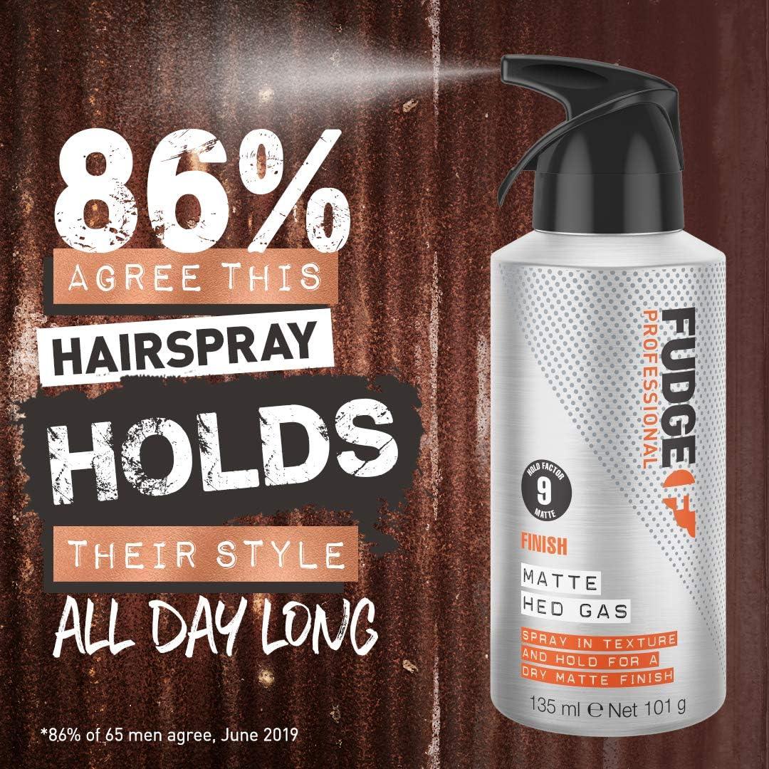 Fudge Professional Matte Hed Gas Strong Hold Texturising Hairspray 135ml - Scent Shave And All