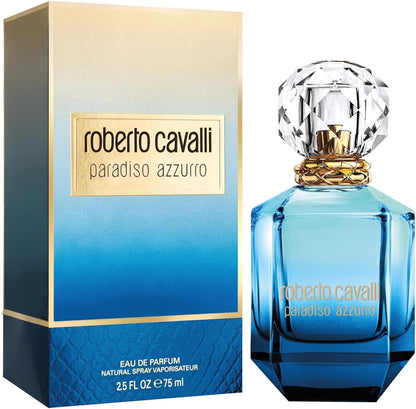 Roberto Cavalli Paradiso Azzurro 75ml Eau De Parfum EDP Perfume Spray for Her