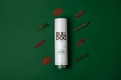 BULLDOG Shave for Men Original Foaming Shave Gel Smooth and Soft 200ml - Scent Shave And All