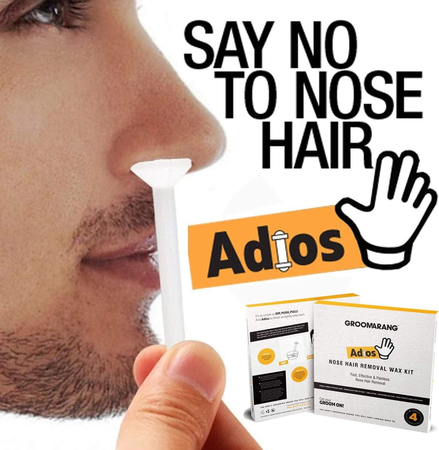 Nose Waxing Kit Groomarang ‘Adios’ Nose Hair Waxing Kit - Scent Shave And All