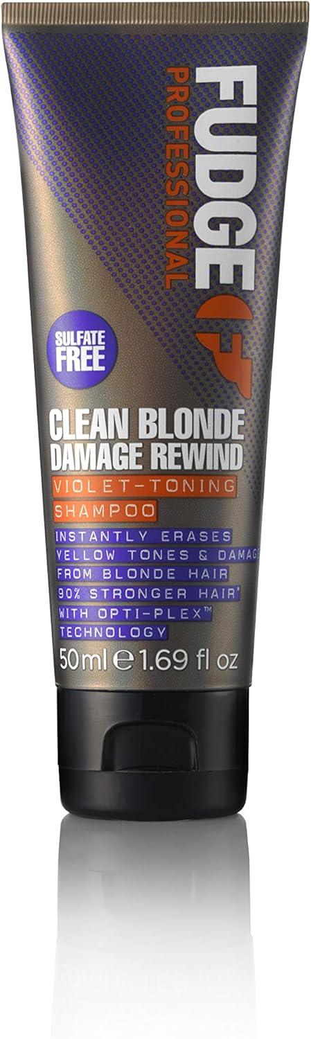 Fudge Professional Purple Toning Shampoo Travel Size 50ml - Scent Shave And All