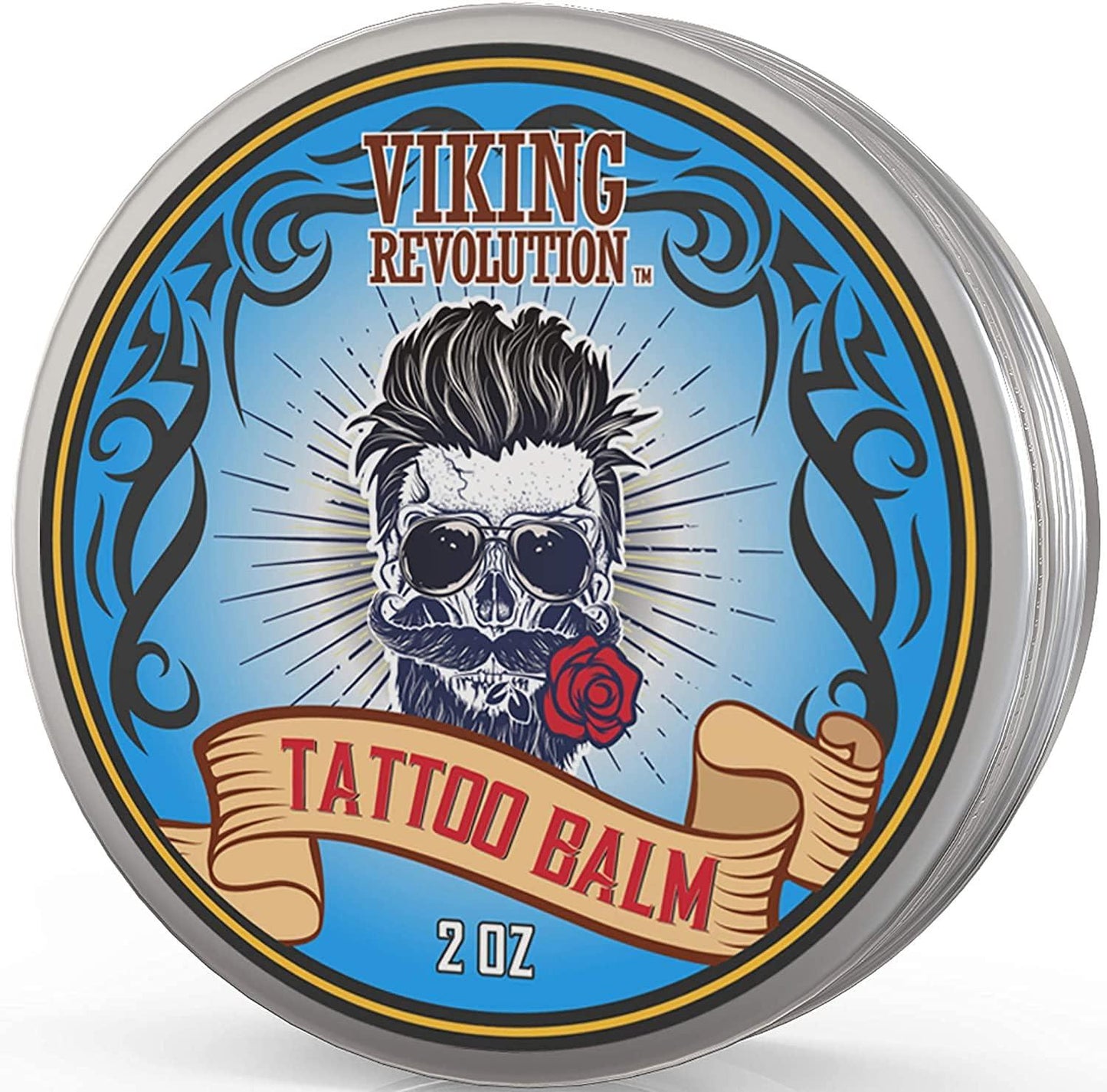 Viking Revolution Tattoo Aftercare Balm 58g for Pre and Post Tattoo Care - Scent Shave And All