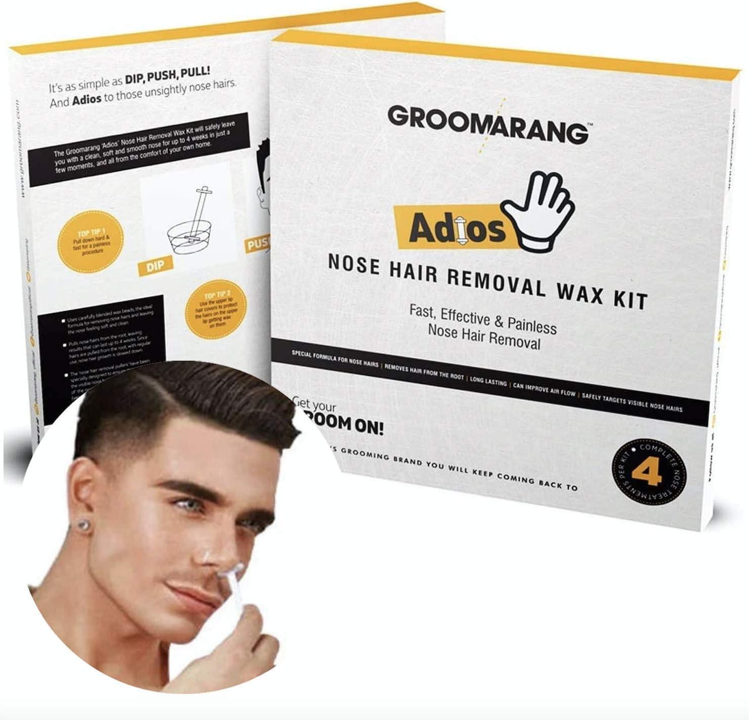 Nose Waxing Kit Groomarang ‘Adios’ Nose Hair Waxing Kit - Scent Shave And All