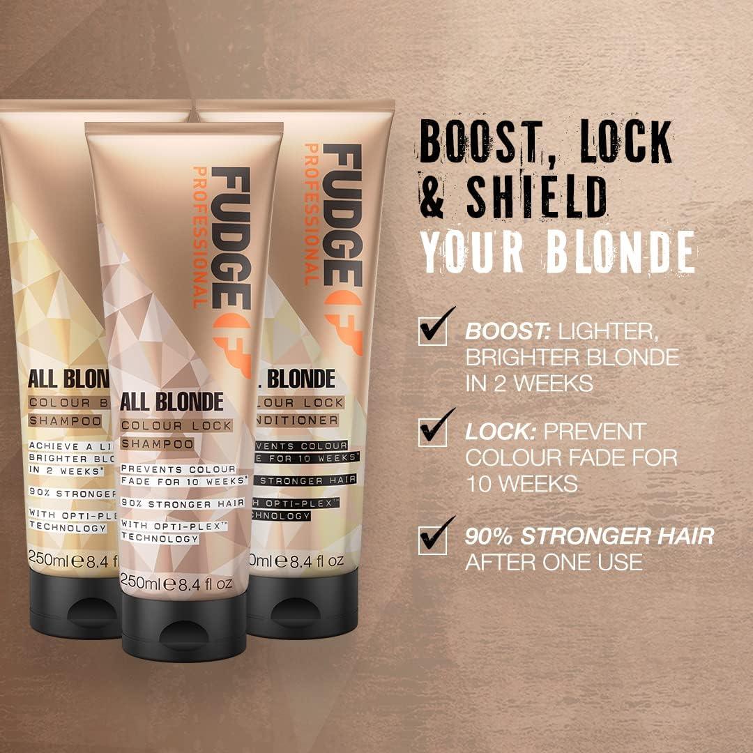 Fudge Professional All Blonde Colour Lock Shampoo 250ml - Scent Shave And All