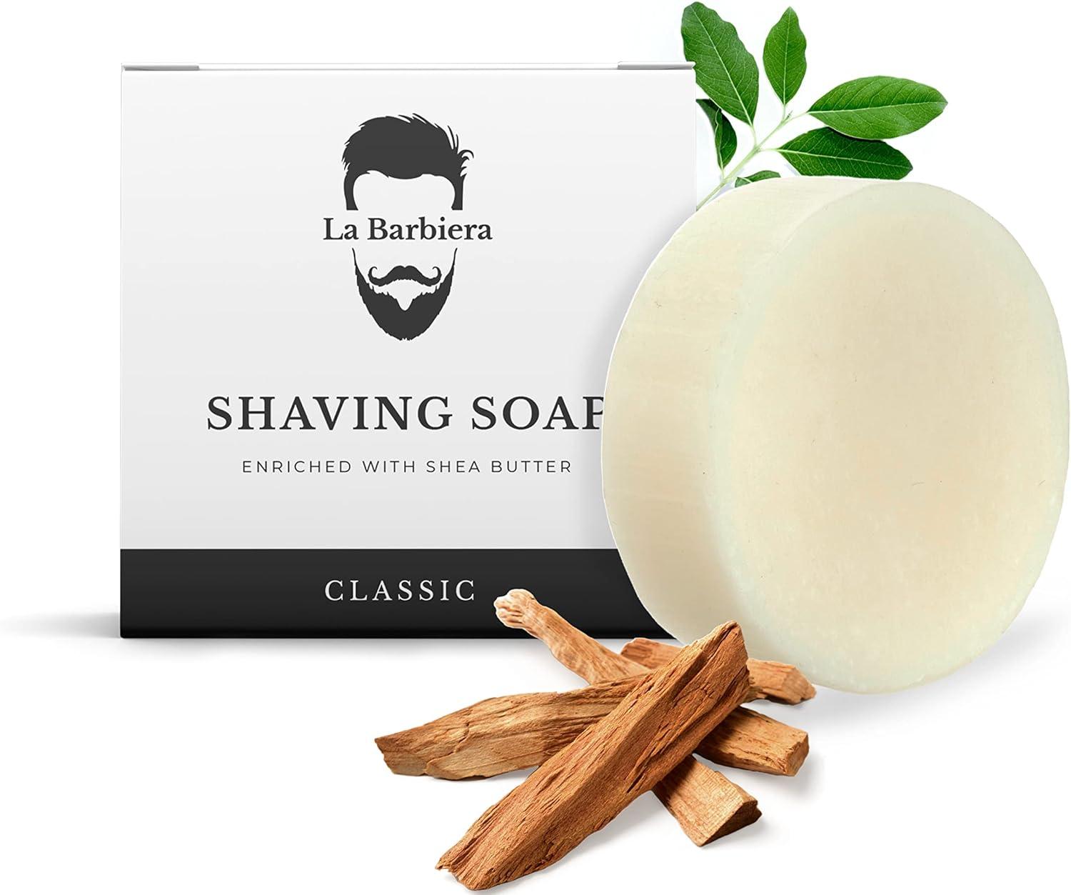 La Barbiera Solid Shaving Soap 60g Refill Puck Vegan and Plastic Free Natural - Scent Shave And All