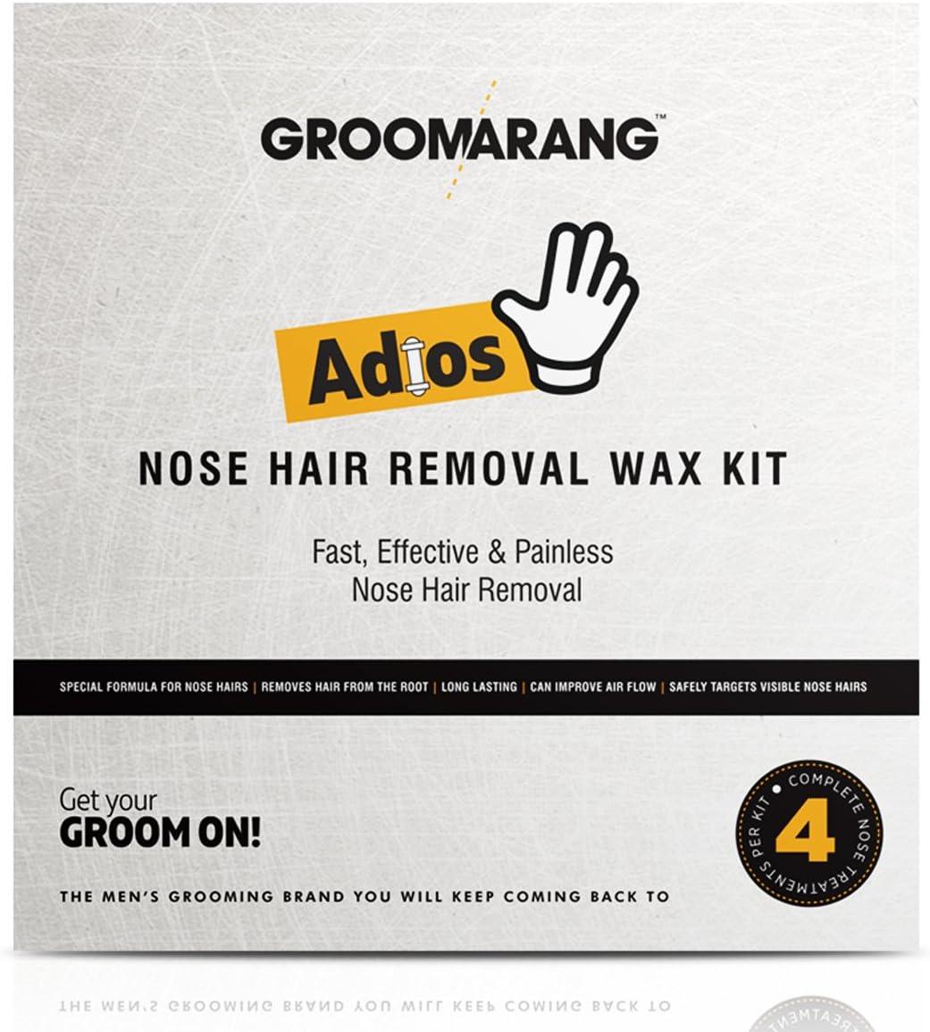 Nose Waxing Kit Groomarang ‘Adios’ Nose Hair Waxing Kit - Scent Shave And All