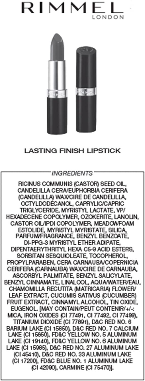 Rimmel London Lasting Finish Long-lasting Lipstick 6 Pink Blush 4g - Scent Shave And All