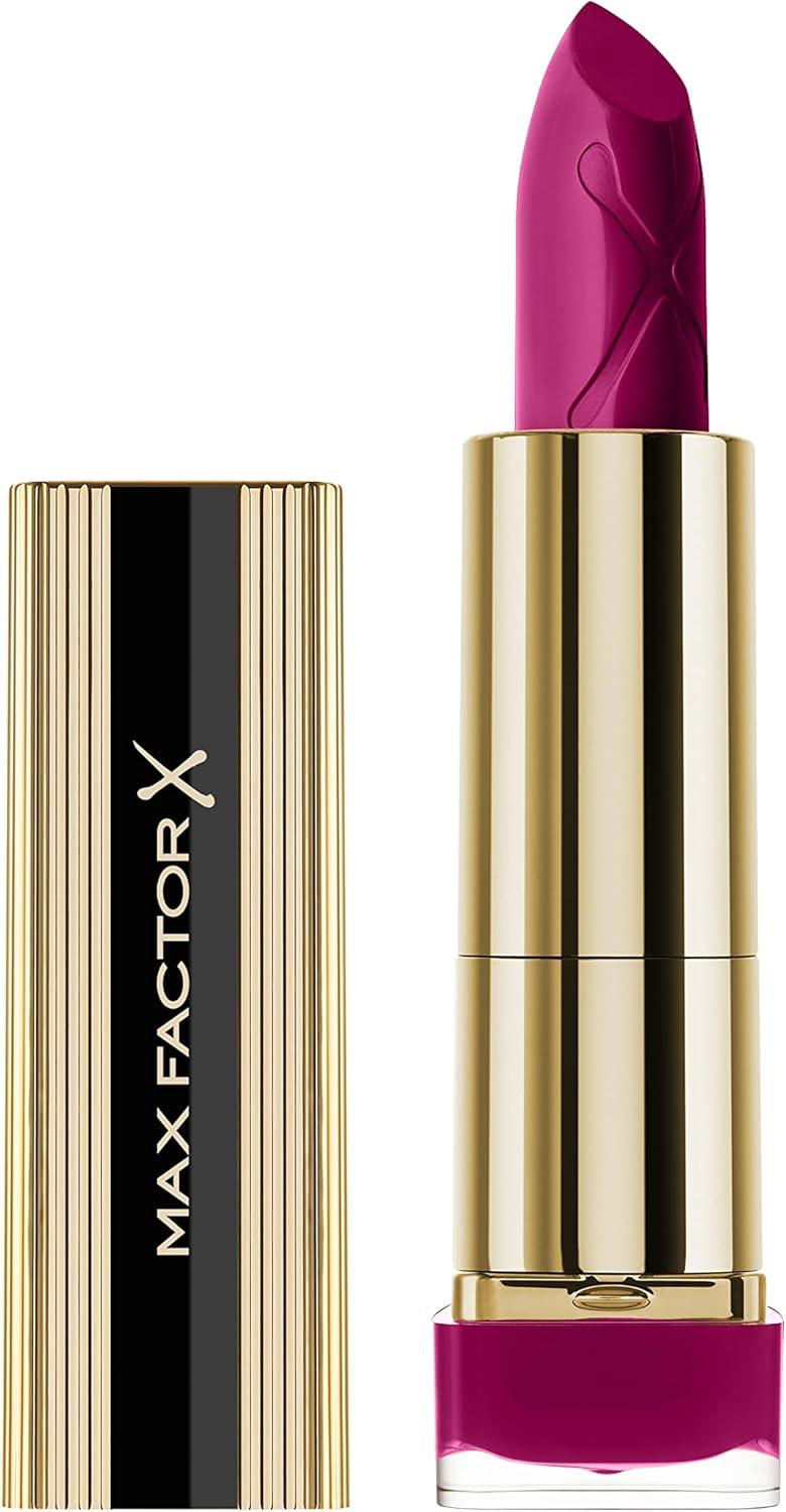 Max Factor Colour Elixir Lipstick with Vitamin E Pure Plum 135 - Scent Shave And All