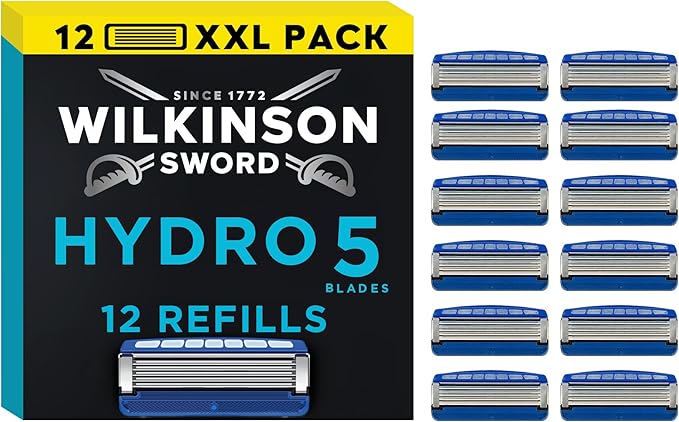 Wilkinson Sword Hydro 5 Men’s Razor Refills 12 Pack