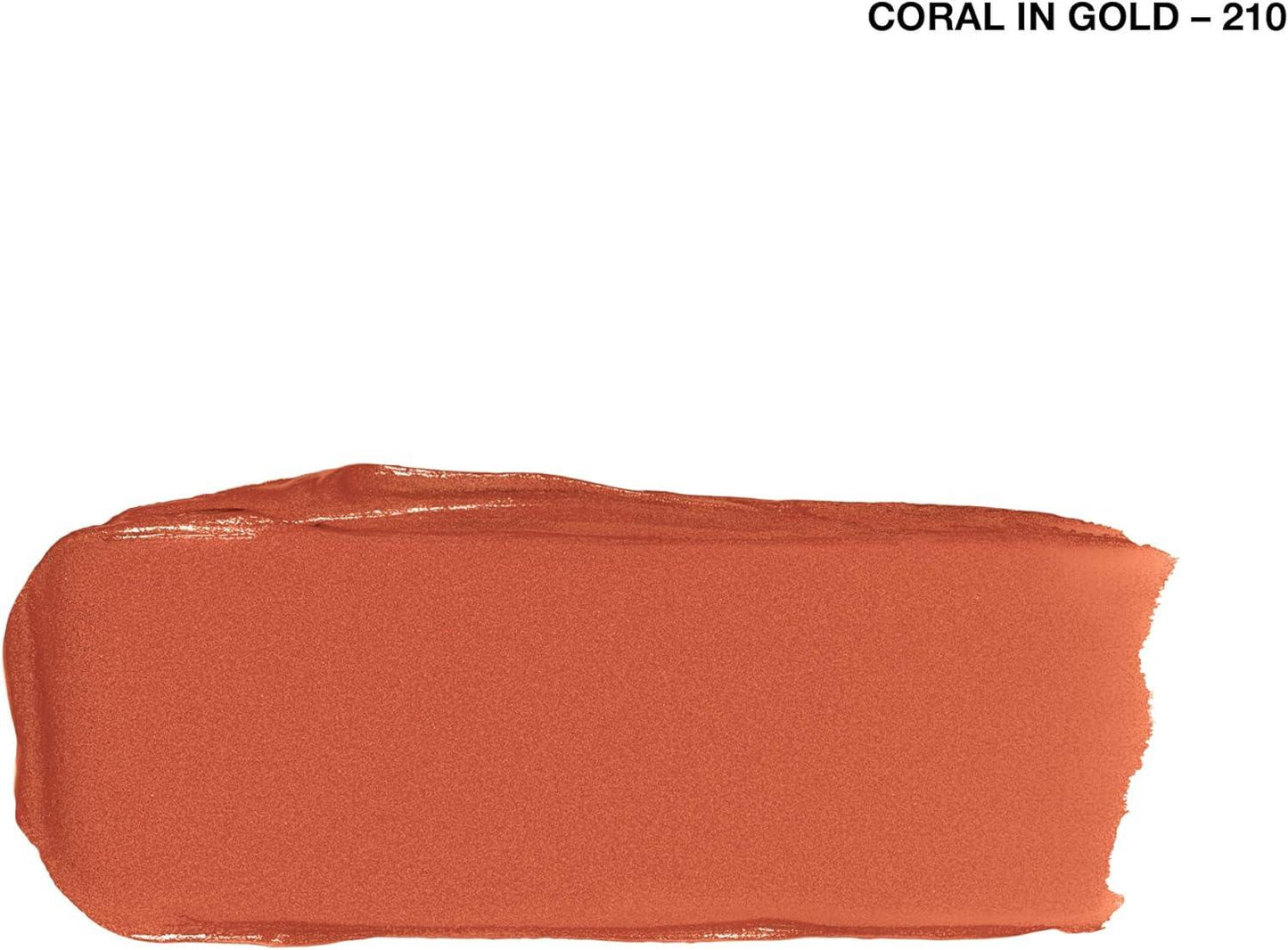 Rimmel London Lasting Finish Long-lasting Lipstick 210 Coral in Gold 4g - Scent Shave And All