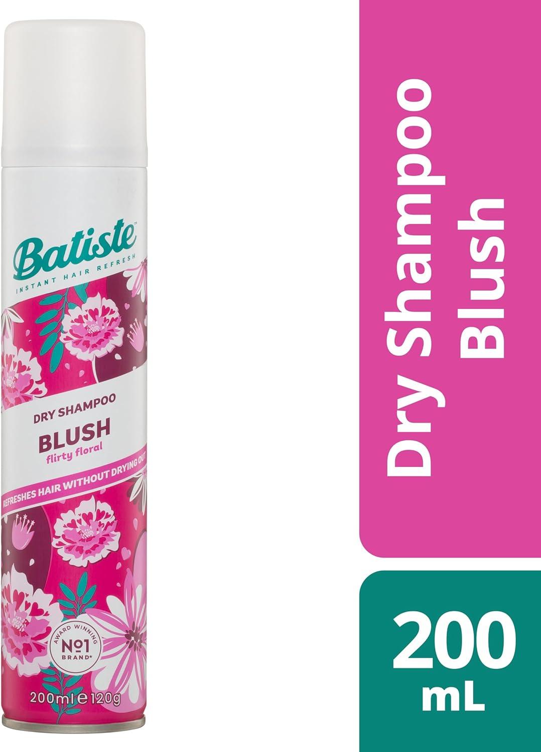 Batiste Dry Shampoo in Blush 200ml Floral & Flirty Fragrance No Rinse - Scent Shave And All