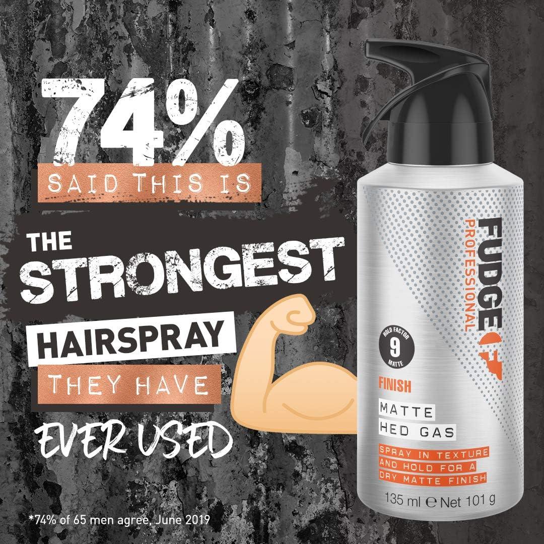 Fudge Professional Matte Hed Gas Strong Hold Texturising Hairspray 135ml - Scent Shave And All