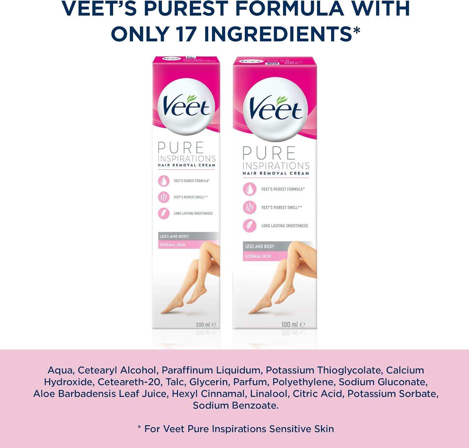 Veet 3 Minute Hair Removal Cream for Normal Skin 100ml - Scent Shave And All