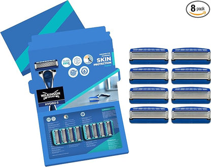 WILKINSON SWORD Hydro 5 Skin Protection Pack of 8 Razor Blade Refills