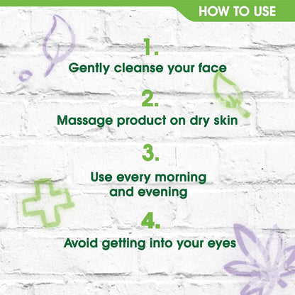 Simple Calming Moisturiser Skin Cream with Organic Hemp Seed Oil Skincare for Sensitive Skin 50ml - Scent Shave And All